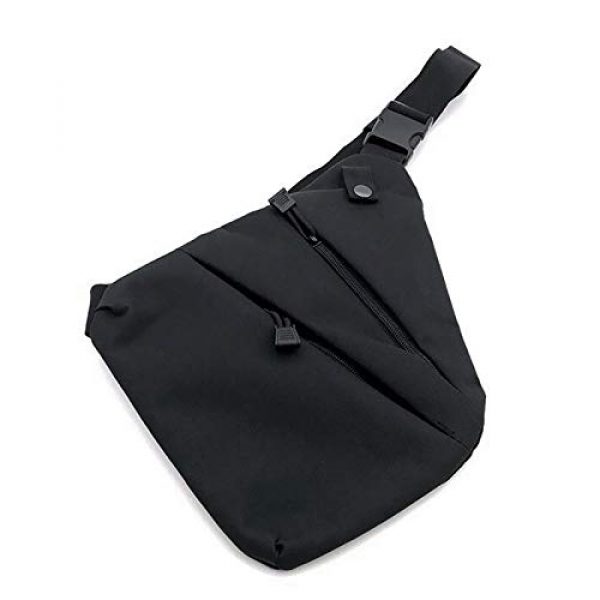 HWZ Tactical Pouch 3 HWZ Multifunctional Concealed Tactical Storage Gun Bag Holster Men's Right Nylon Shoulder Bag Anti-Theft Bag Chest Bag HuntingCycling, Camping, Leisure, Sports
