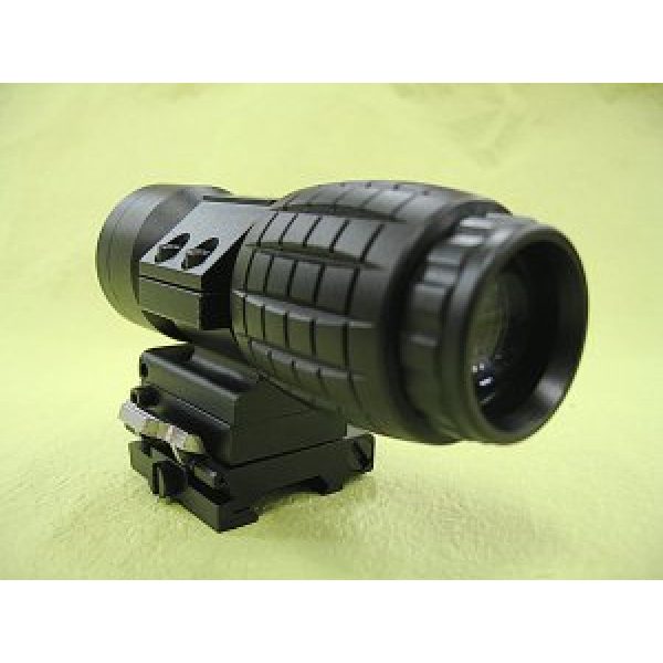 Coldstar Rifle Scope 6 Coldstar Tactical 3X Magnifier Rifle Scope with Flip to Side Mount Airsoft Sniper Rifle for Outdoor Hunting Shooting
