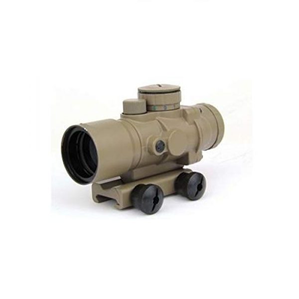 GOTICAL Rifle Scope 2 GOTICAL 3X30 Tri-Illuminated Ultra Compact Prism Riflescope Rifle Scope