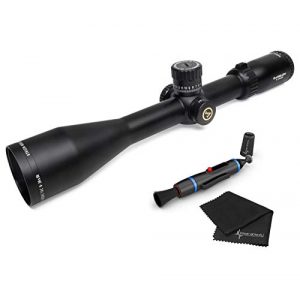 Wearable4U Rifle Scope 1 Athlon Optics Midas TAC Direct Dial Elevation and Capped Windage Turrets, Side Focus Riflescope with Included Wearable4U Lens Cleaning Pen and Lens Cleaning Cloth Bundle