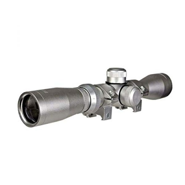 DB TAC INC Rifle Scope 3 DB TAC INC Silver Color 2-7x32 Long Eye Relief Scout Scope