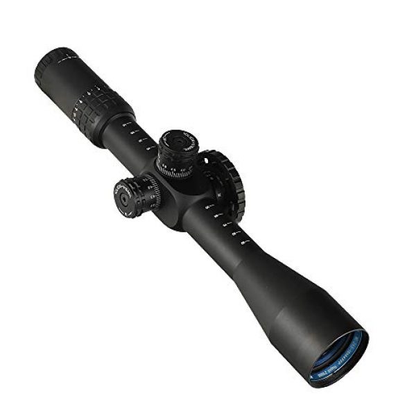 ohhunt Rifle Scope 1 ohhunt MC-Z 4.5-18X44 FFP First Focal Plane Side Parallax with a Side Wheel Adjustment Optical Glass Etched Reticle Red Green Illuminated Reticle Rifle Scopes