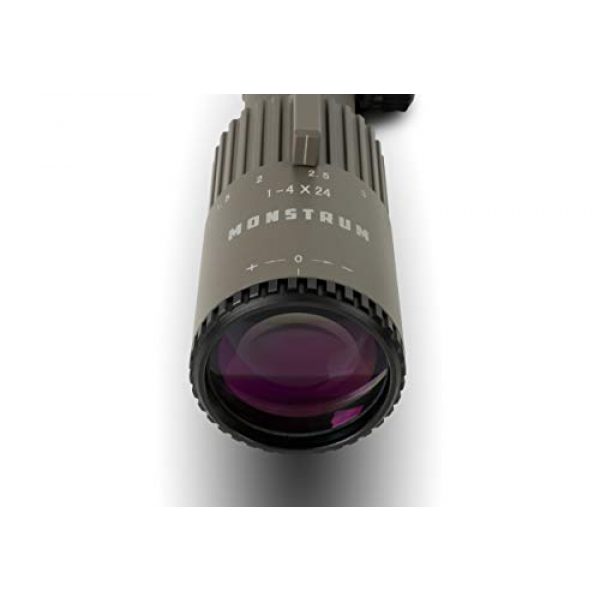 Monstrum Rifle Scope 6 Monstrum Alpha Series 1-4x24 First Focal Plane FFP Rifle Scope