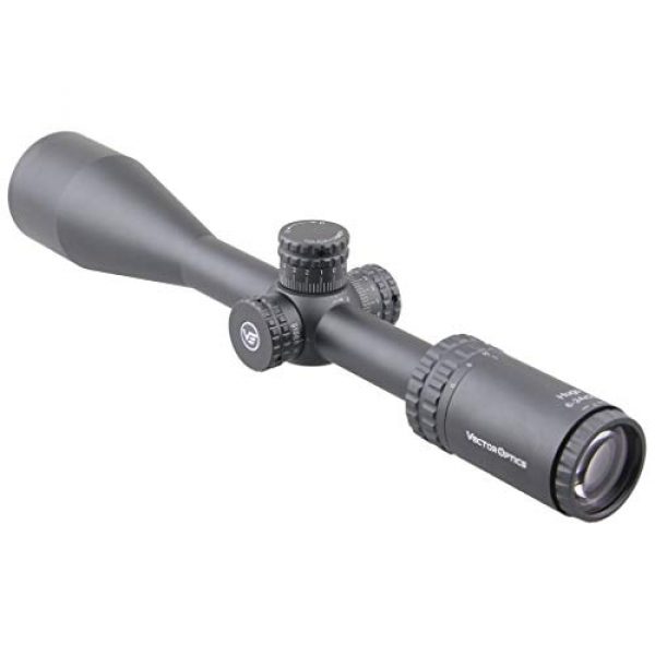 Vector Optics Rifle Scope 2 Vector Optics Hugo 6-24x50 Second Focal Plane (SFP) Riflescope, 25.4mm Tube, 1/4 MOA Per Click Adjustment, Turret Lock System, Free Mount Rings, Lens Caps, 3 Inches Sunshade