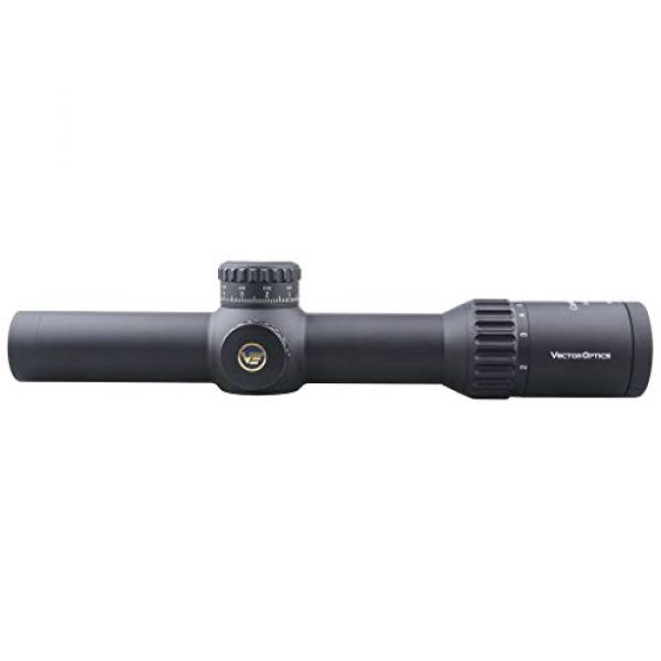 Vector Optics Rifle Scope 5 Vector Optics Continental 1-6x28 First Focal Plane (FFP) Riflescope with Red Illuminated Reticle, 34mm Tube, 1/10 MIL Per Click Adjustment, Zero-Stop and Turret Lock System, True 6X Zoom Factor