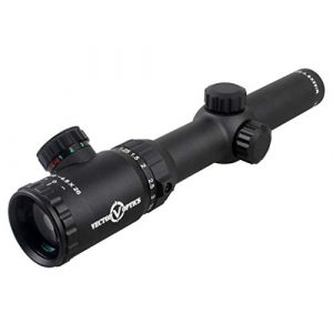 Vector Optics Rifle Scope 2 Vector Optics Swift 1.25-4.5x26mm, 1/4 MOA, 30mm Tube, Red and Green Dot Illuminated Reticle, Second Focal Plane (SFP) Hunting Riflescope