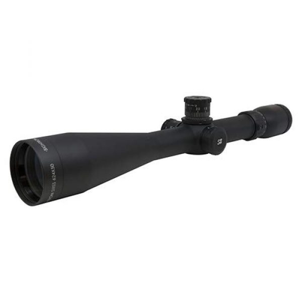 SIGHTRON Rifle Scope 1 SIGHTRON, SIII Long Range Riflescope, 6-24x50mm, 30mm Tube, Zero Stop Side Focus FFP Plane MOA-2 Reticle, Black