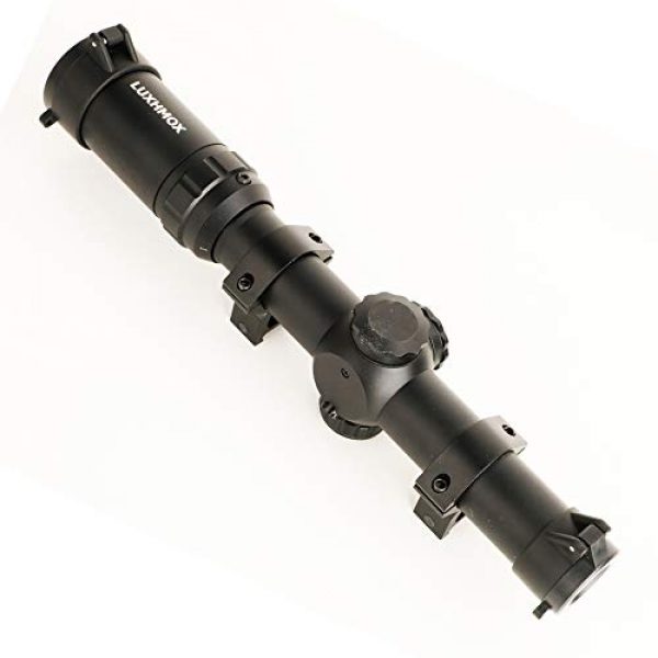 LUXHMOX Rifle Scope 1 LUXHMOX Rifle Scope 1-4x24 IR Crosshair Optics Rifle Scopes for Hunting Gun Scope