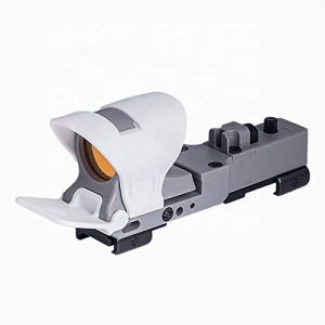 UELEGANS Rifle Scope 1 UELEGANS Tactical Red Dot Sight Reflex Sight 9 Brightness Control (Red dot) Red Illumination Scope for Hunting, Gray