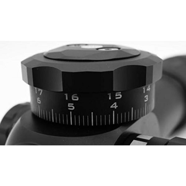 U.S. Optics Rifle Scope 5 U.S. Optics FDNFX-10 Riflescope, 10x40mm, 34mm Tube, FFP, MOA Scale Type 1 Reticle, FDN FX10 MOA