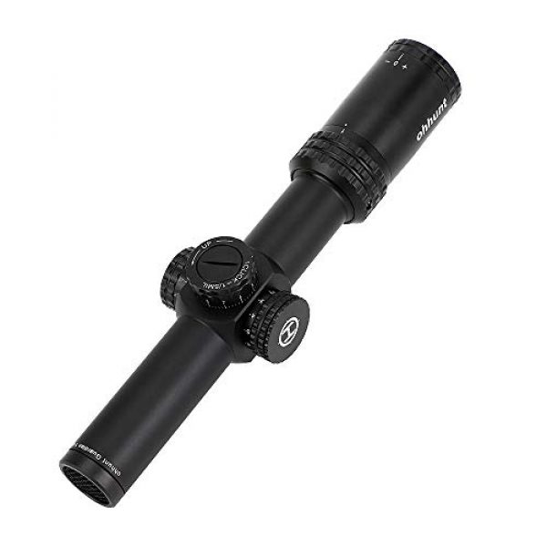ohhunt Rifle Scope 1 ohhunt 1-6X24 Riflescope Red Illuminated Reticle Second Focal Plane Optical Sight