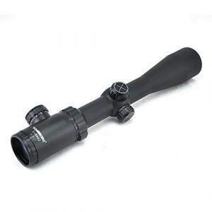 Visionking Rifle Scope 1 Visionking Rifle Scope 3-9x42 FL Riflescope 30 mm Illuminated Red/Green Mil dot Riflescopes Color Black with Mount Ring