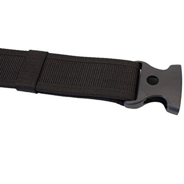 ROCOTACTICAL Tactical Belt 7 ROCOTACTICAL Reinforced 2-Inch Web Duty Belt with Loop Inner, Nylon Sentinel Duty Web Belt, Tactical Police Utility Belt