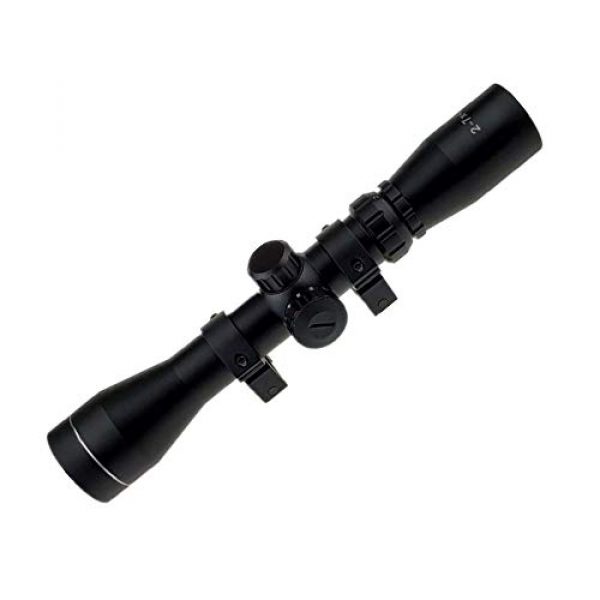Persei Rifle Scope 6 Persei 2-7x42 Long Eye Relief Scope Red Green llluminate Mil-dot/Rangefinder Reticle 30mm Tube Diameter Fits Mosin Nagant 1891/30 M39 with Mount Rings
