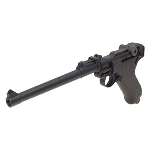 WE Airsoft Pistol 6 gbb-408l - WE full metal semi auto gas blowback pistol with free target trip tent and safety shooting glasses(Airsoft Gun)