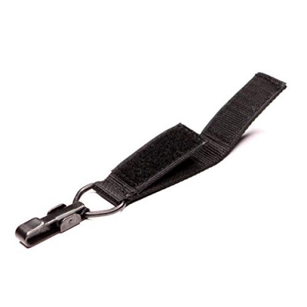 TEXXO Tactical Belt 2 Belt Key Holder Clip for Duty Belts with Metal Hook Carabiner Finally, A Key Holder You Can Trust Fits Belts Up to 2.25 inch Nylon Webbing with Hook and Hair Closure Black Color