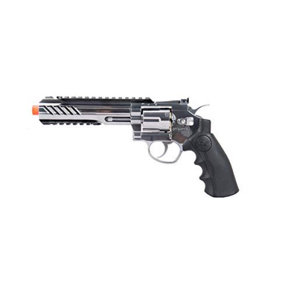 SRC Airsoft Pistol 1 SRC 6" Titan Full Metal CO2 Airsoft Revolver (Silver)