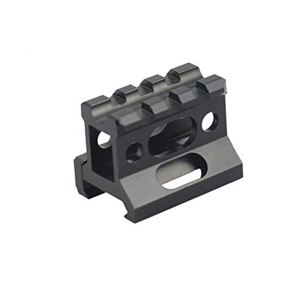 DJym Rifle Scope 6 DJym Red Dot Sight with High Mount for Handgun and Rifle Scope Use, Hunting Red Dot Scope