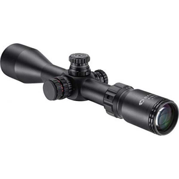 BARSKA Rifle Scope 3 BARSKA AC13348 4-16x50 First Focal Plane MOA Series Rifle Scope Illuminated Trace MOA Reticle, Black, One Size