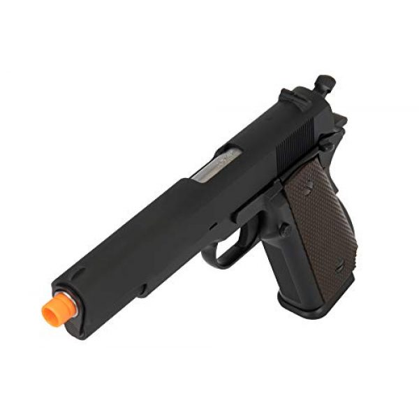 Lancer Tactical Airsoft Pistol 4 Lancer Tactical WE 1911 High Capacity Full Metal Airsoft Gas Blowback Pistol Black 330 FPS