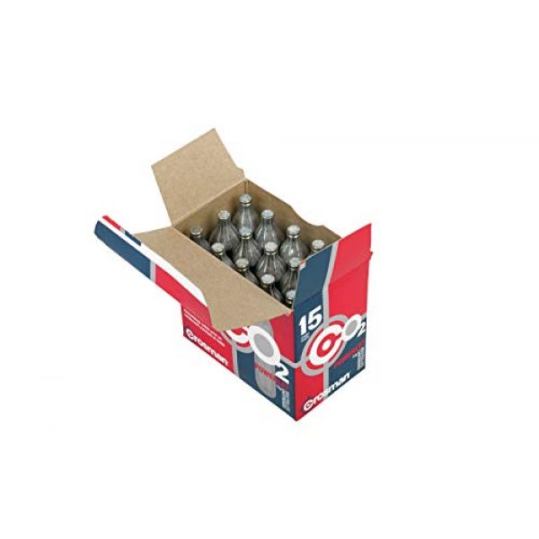 Crosman Air Gun CO2 2 Crosman 12-Gram CO2 Powerlet Cartridges for Use with Air Rifles and Air Pistols
