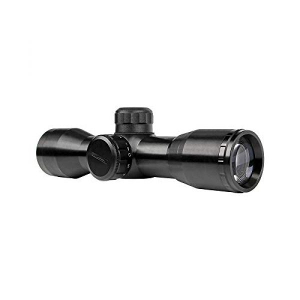 Binow Rifle Scope 4 Binow 4X30EG Rifle Scope with Red Green Illuminated BDC Reticle