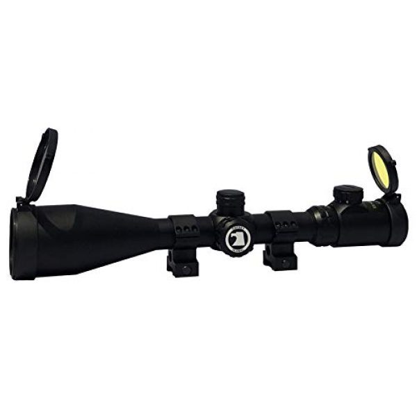 Osprey Global Rifle Scope 3 Osprey Global ES8-32X56MDG Elite Series Mil-Dot Glass Etched Lit Reticle Scope, 8-32x 56mm, Matte Black (8-32x 56mm)