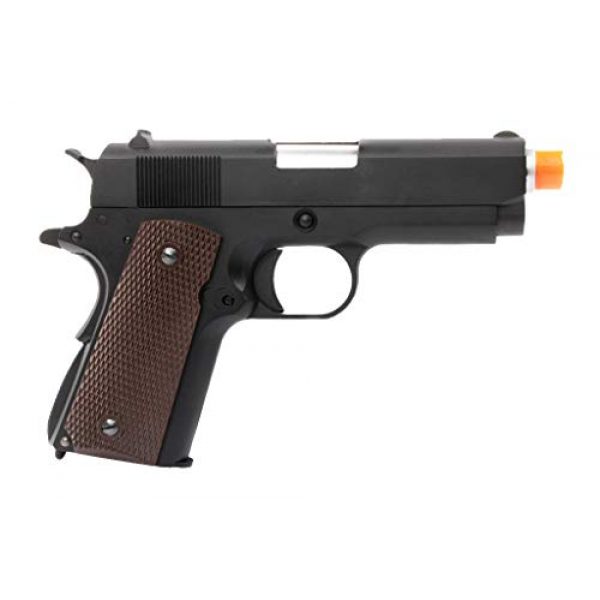 Lancer Tactical Airsoft Pistol 2 Lancer Tactical WE Mini 1911 Version A Full Metal Gas Blowback Pistol Black 290 FPS