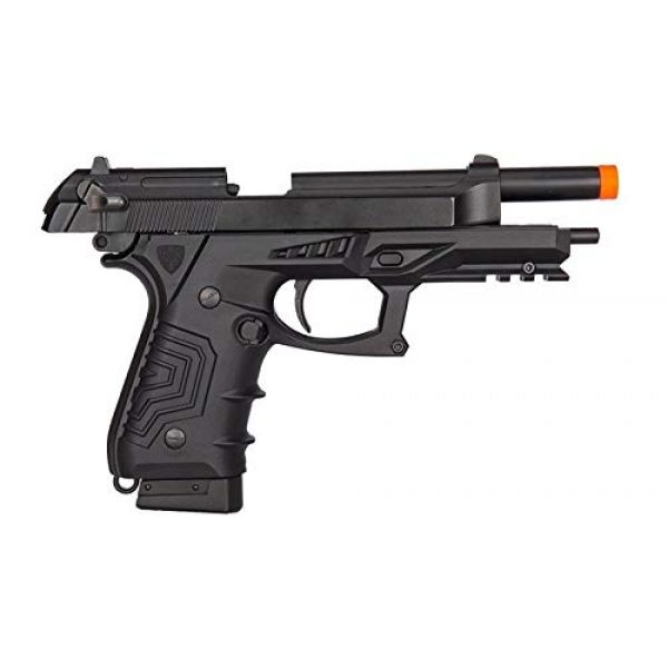 HFC Airsoft Pistol 2 HFC HG-173 M92 CO2 Blowback Airsoft 1911 Tactical Pistol Full/Semi Automatic Black with Gun Case