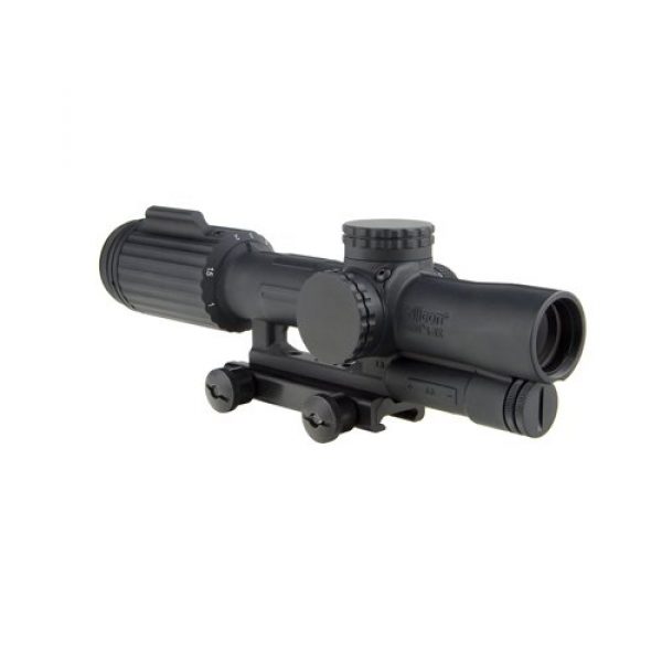 Trijicon Rifle Scope 1 Trijicon VC16-C-1600043 Vcog 1-6x24mm Green Horseshoe Dot/Crosshair Riflescope.223/77 Grains Ballistic Reticle with Thumb Screw Mount, Black