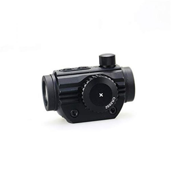 DJym Rifle Scope 2 DJym HD Silver Film Without Magnification, Red Dot Sight Shockproof Waterproof Stable Sight