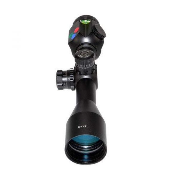 DB TAC INC Rifle Scope 7 DB TAC INC Presma EX Professional Series 4X40 Precision Scope, Red,Green,Blue Color RXR Reticle