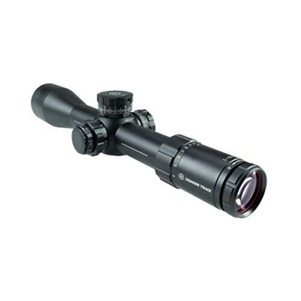 Crimson Trace Rifle Scope 2 Crimson Trace Optics Tactical 3-18x50mm MIL Rifle Scope with FFP and MR1-MIL Illuminated Reticle, 5 Series CTL-5318
