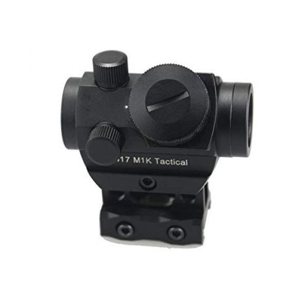 DJym Rifle Scope 4 DJym Red Dot Sight with High Mount for Handgun and Rifle Scope Use, Hunting Red Dot Scope