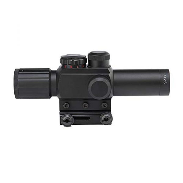 DJym Rifle Scope 3 DJym 4X25 Sight, Universal Sight Hunting Rifle Scope, Waterproof, Anti-Fog and Shockproof