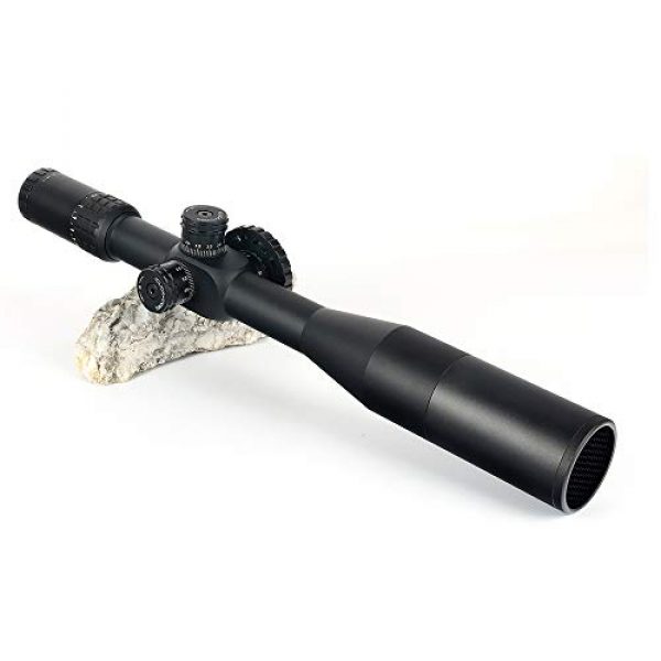 ohhunt Rifle Scope 2 ohhunt FFP 4.5-18X44 SFIR First Focal Plane Hunting Optical Riflescopes Side Parallax R/G Glass Etched Reticle Lock Reset Scope