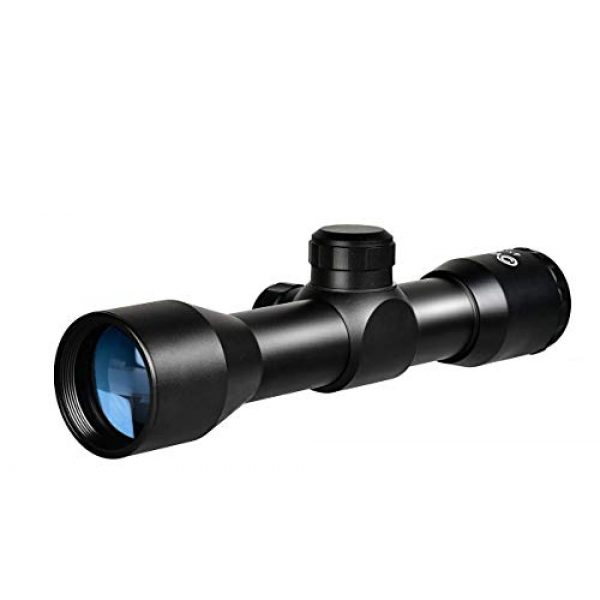 CVLIFE Rifle Scope 1 CVLIFE 4x32 Compact Rifle Scope Crosshair Optics Hunting Gun Scope with 20mm Free Mounts