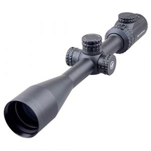Vector Optics Rifle Scope 1 Vector Optics Hugo 4-16x44 Second Focal Plane (SFP) Riflescope with Illuminated Center Dot BDC Reticle, 25.4mm Tube, 1/4 MOA Per Adjustment, Turret Lock System, Free Mount Rings, Lens Caps, Sunshade