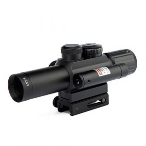 DJym Rifle Scope 1 DJym 4X25 Sight, Universal Sight Hunting Rifle Scope, Waterproof, Anti-Fog and Shockproof