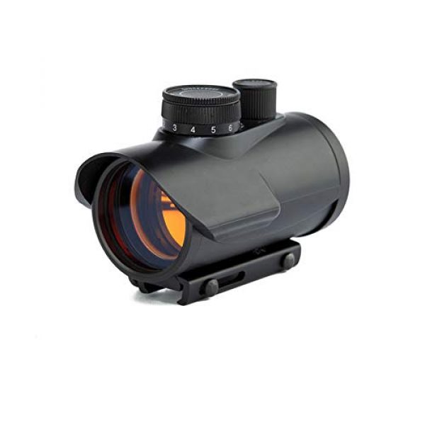 DJym Rifle Scope 1 DJym Advanced Red Dot Sight, Matt Black Sight for Hunting Rifle Scopes Rail 22 mm