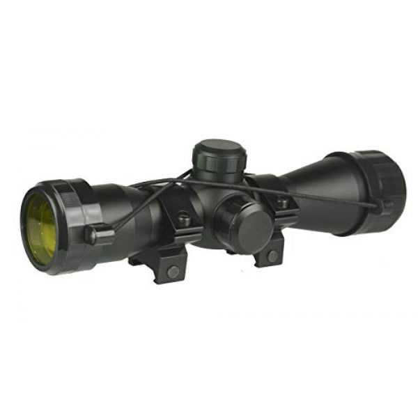 TWP Rifle Scope 4 TWP 4x32 Compact Hunting Scope, Mil-dot Reticle, 1" Tube and Mid-Height Weaver Ring Mount