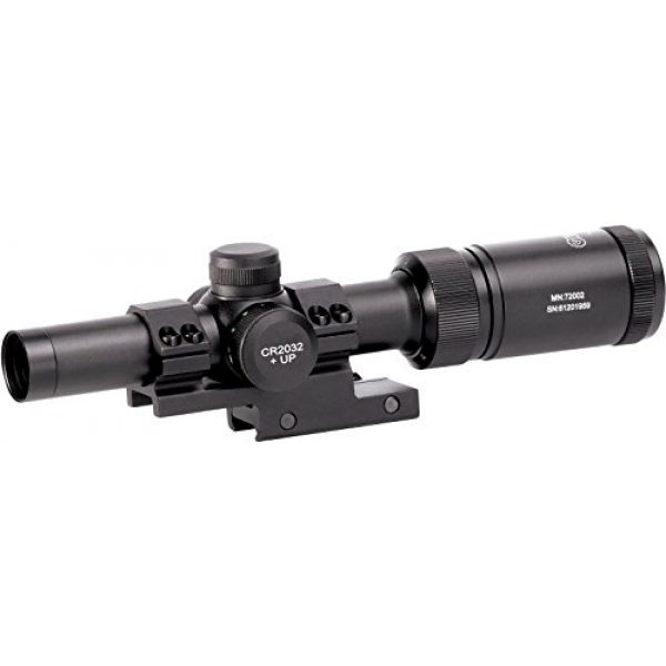 CenterPoint Optics Rifle Scope 3 Centerpoint Optics 1-4x20 MSR Rifle Scope with Offset Picatinny Mount and Glass Reticle