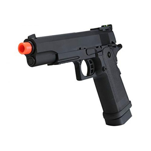SRC Airsoft Pistol 2 HI-CAPA 5.1 Green Gas Airsoft Pistol Free Speed Loader BBS and Gun Case [Airsoft Blowback]
