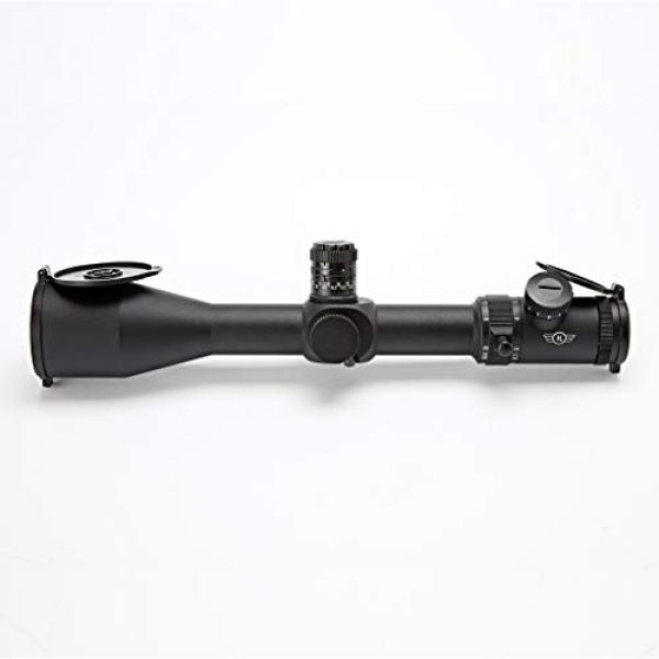 Hi-Lux Optics Rifle Scope 6 Hi-Lux Optics UD530X56-R Uni-Dial 5-30 x 56 34mm Tube Rifle Scope with Red Illuminated MIL Ranging Reticle, Black