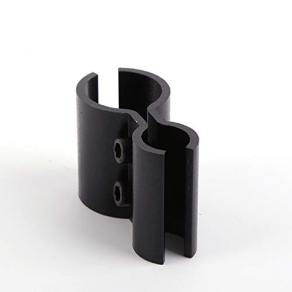 iplusmile Rifle Scope Accessory 4 iplusmile Pipe Clamp Clip Double Port Pipe Clamps Universal Bracket Pole Mount Aluminum Alloy Lean Tube Connector Hose Clamps Assortment