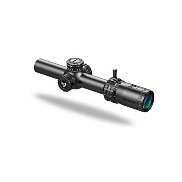 Swampfox Rifle Scope 5 Swampfox Arrowhead Tube Riflescope, Wider Field of View consistent Reticle Size Night Vision Compatible
