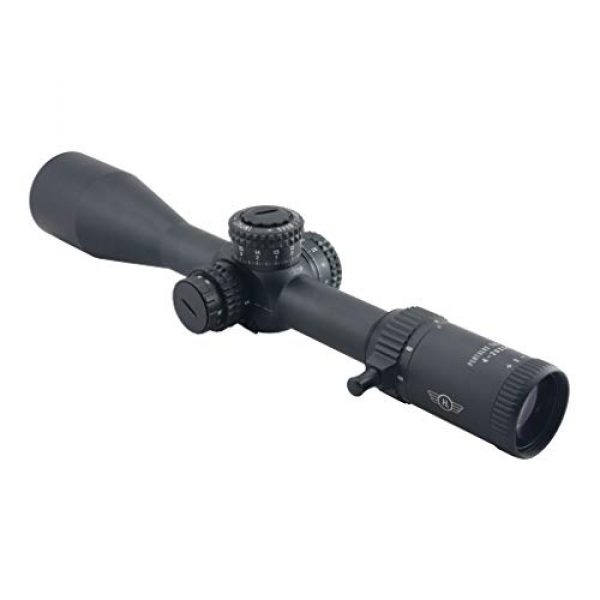 Hi-Lux Optics Rifle Scope 3 Hi-Lux Optics TAC-VF420X50 PentaLux 4-20 x 50 30mm Tube First Focal Plane Rifle Scope with Green Illuminated CW1-FFP Reticle, Black