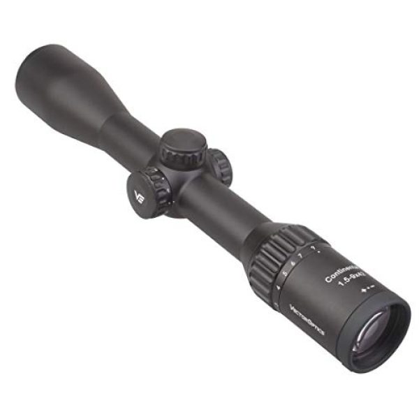 Vector Optics Rifle Scope 1 Vector Optics Continental 1.5-9x42mm 30mm Tube 1/4 MOA Second Focal Plane (SFP) Riflescope