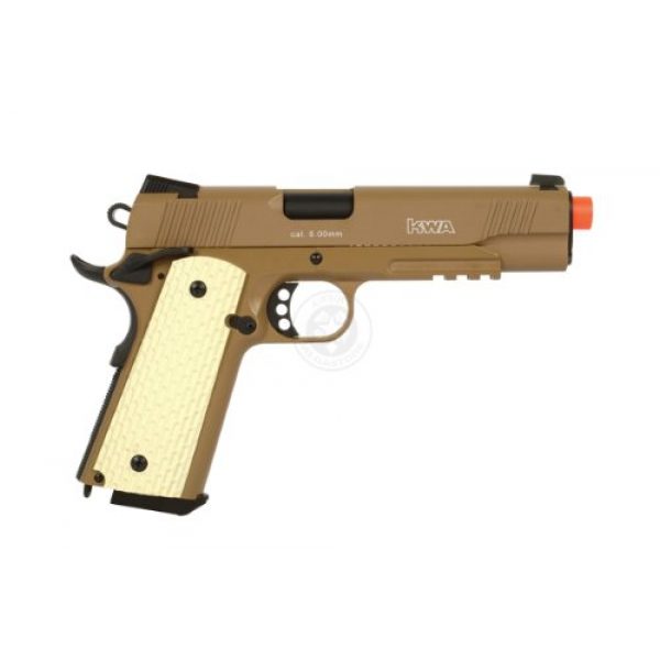 KWA Airsoft Pistol 4 KWA 1911 MK II PTP 6mm 21rd Dark Earth Airsoft Gun (101-00322)