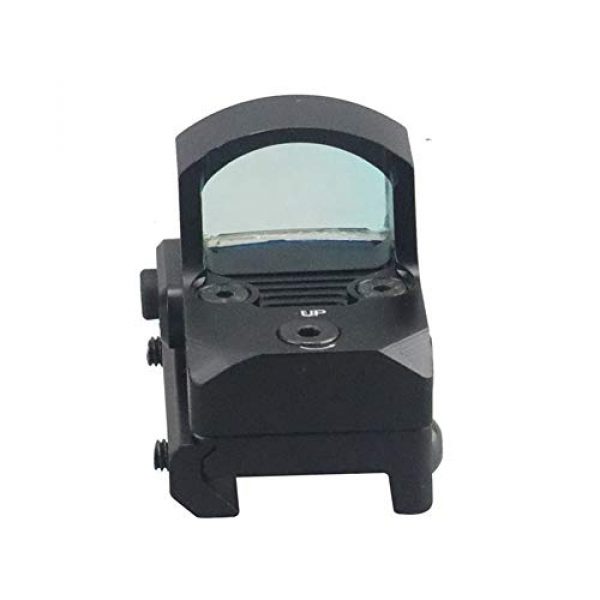 DJym Rifle Scope 4 DJym Upgraded Version of RMR Red Dot Sight, Mini 22mm Rail Pistol Aiming Scope